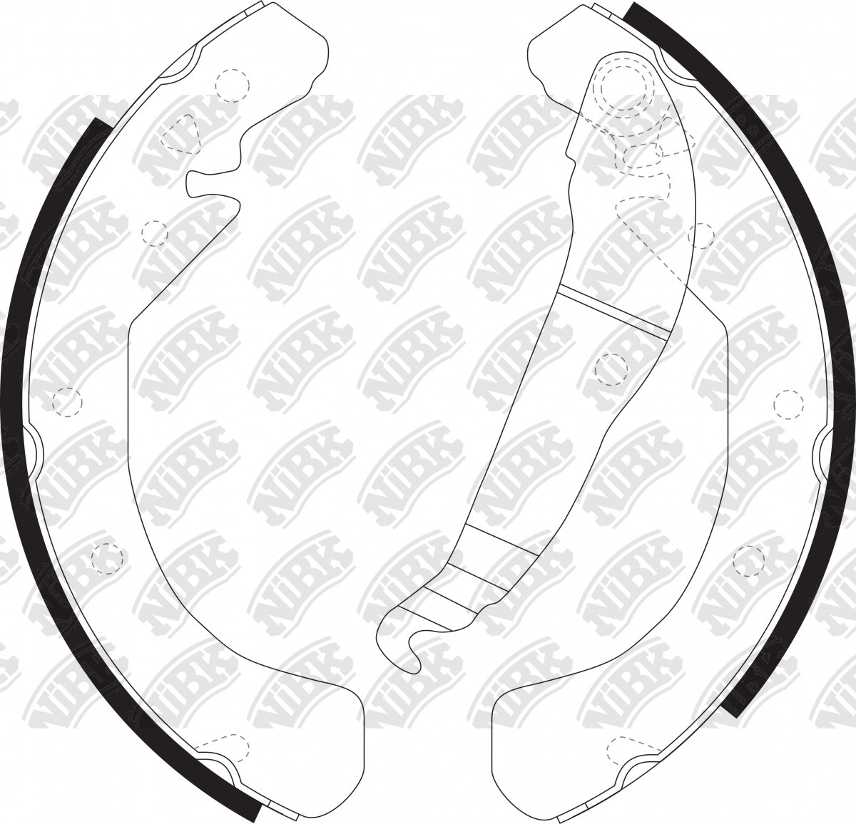 NiBK Brakes Application Cross Reference and Image for NiBK BRAKE