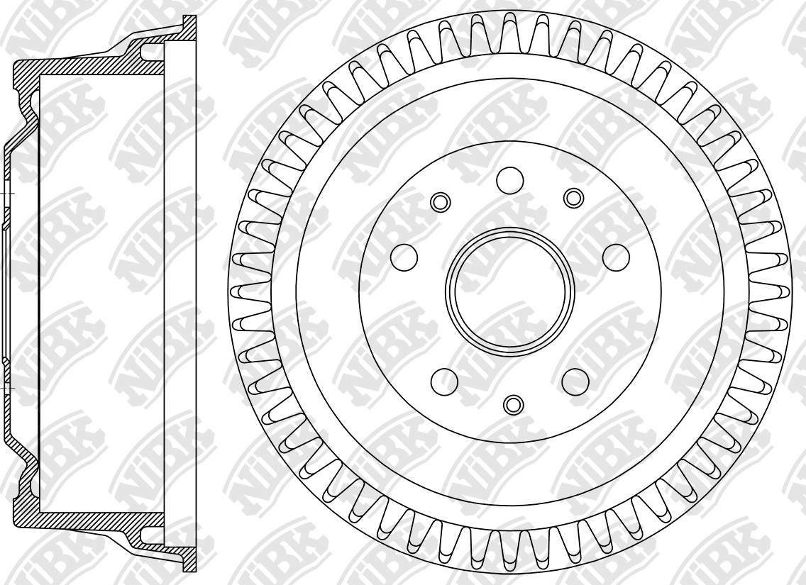 Dn16 2ab NiBK Brakes:: Application Cross Reference and Image for NiBK : DRUM ...