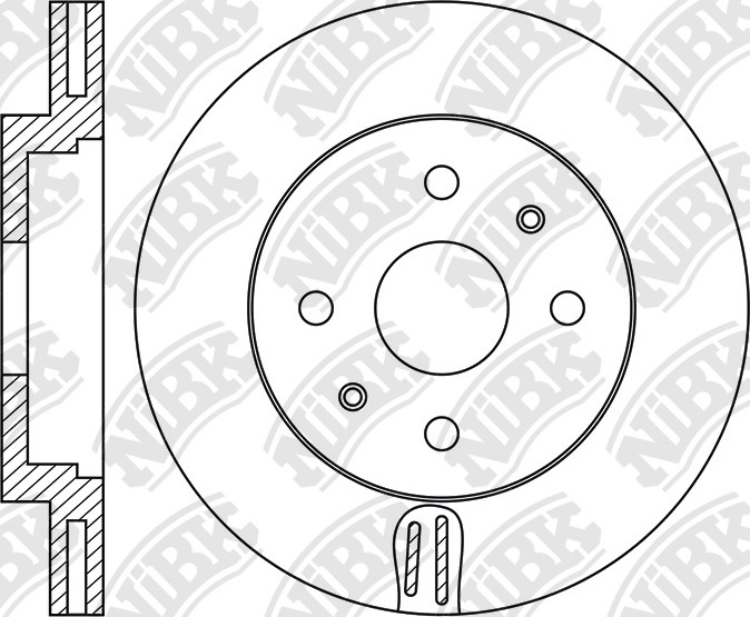 NiBK Brakes Application Cross Reference and Image for NiBK ROTOR