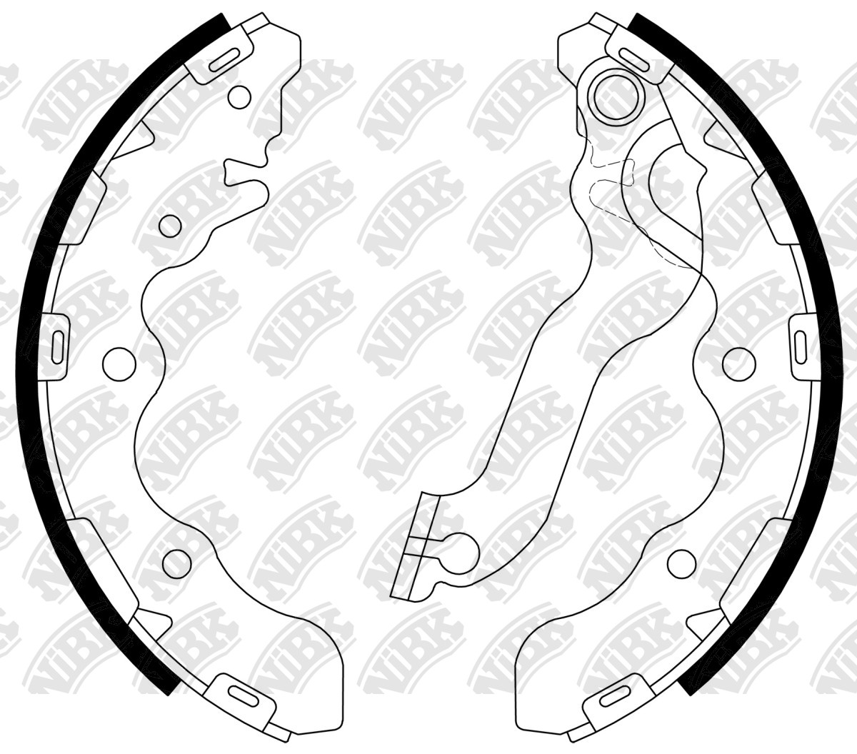 NiBK Brakes Application Cross Reference and Image for NiBK BRAKE