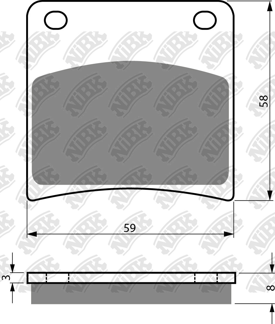 NiBK Brakes Application Cross Reference and Image for NiBK