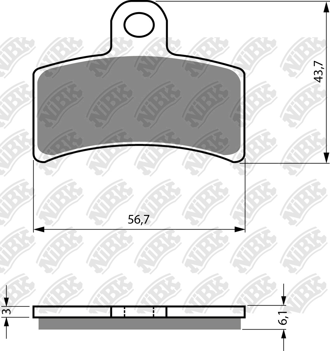 NiBK Brakes Application Cross Reference and Image for NiBK