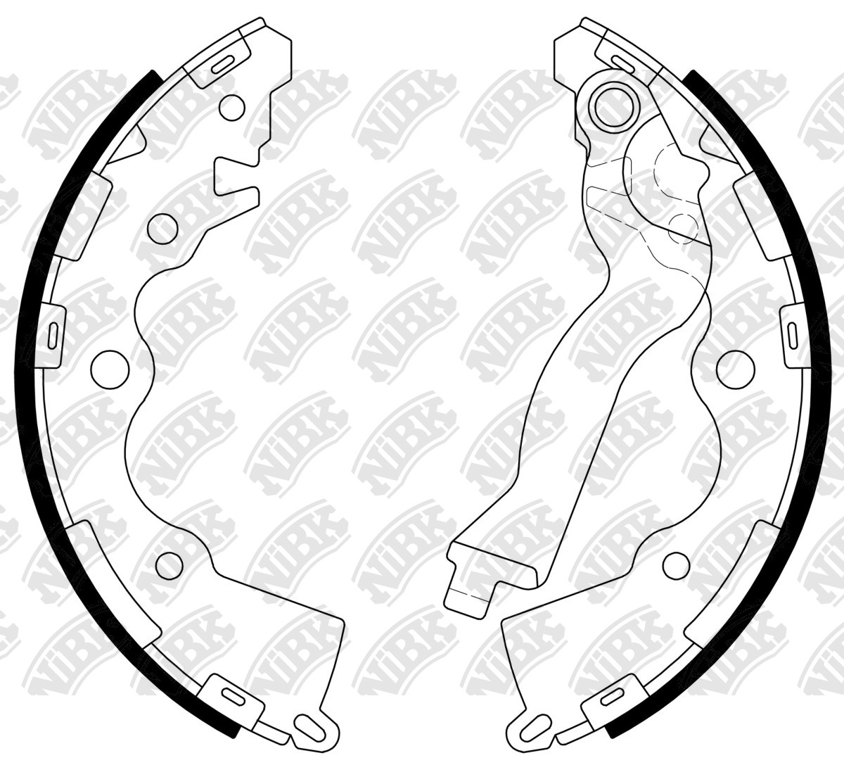 NiBK Brakes Application Cross Reference and Image for NiBK BRAKE
