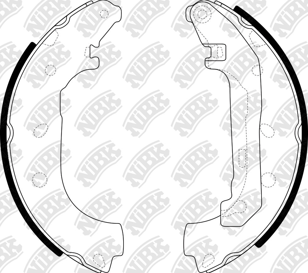 NiBK Brakes Application Cross Reference and Image for NiBK BRAKE