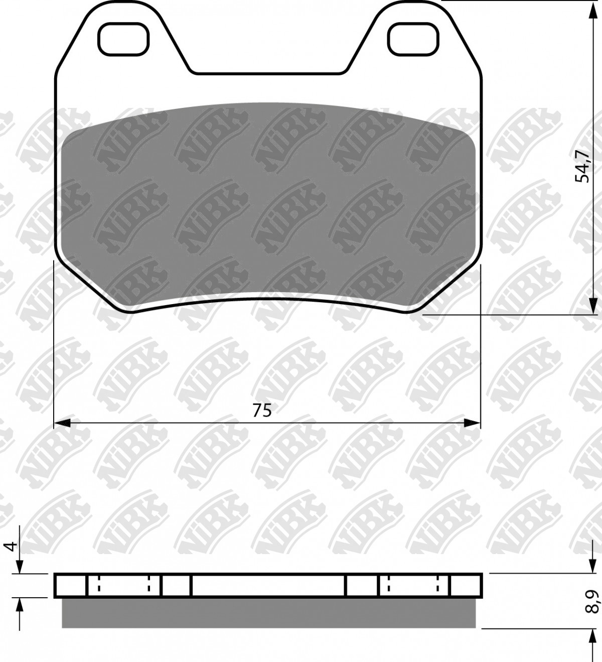 NiBK Brakes Application Cross Reference and Image for NiBK