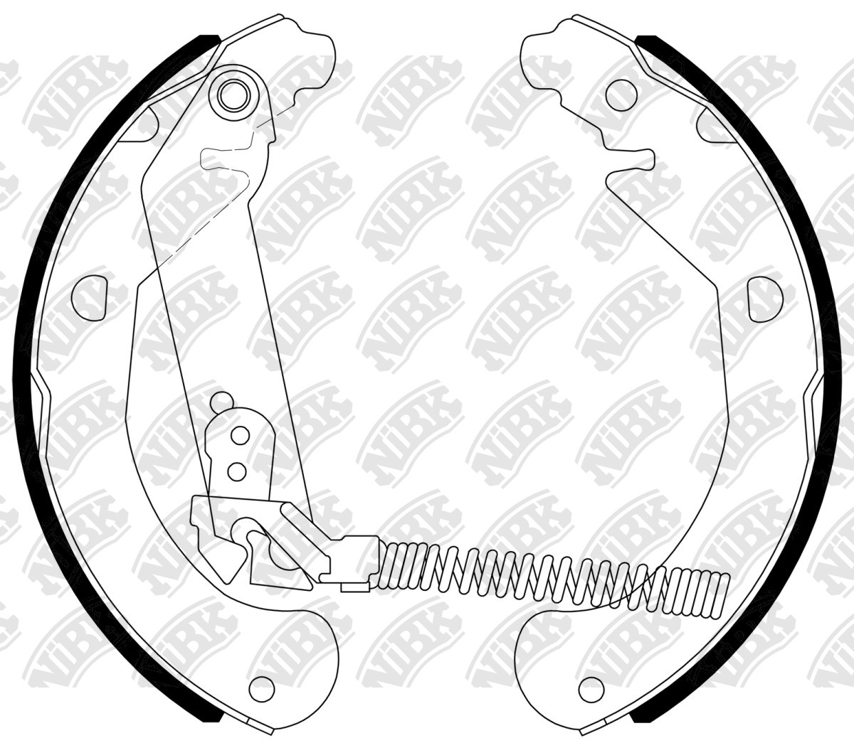 NiBK Brakes Application Cross Reference and Image for NiBK BRAKE