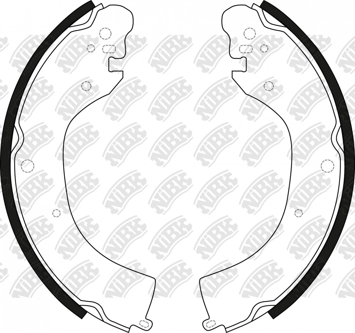 NiBK Brakes Application Cross Reference and Image for NiBK BRAKE